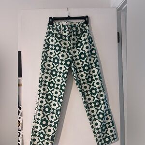 Flower jeans
